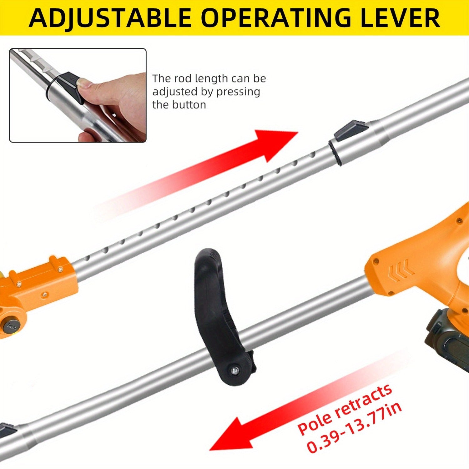 Cordless Electric Roller Lawn Trimmer with 3 Cutting Blades & Fast Charger – 1200mAh Battery Operated Weed Eater, Lightweight Portable Grass Cutter for Yard & Garden | ShopVora CA