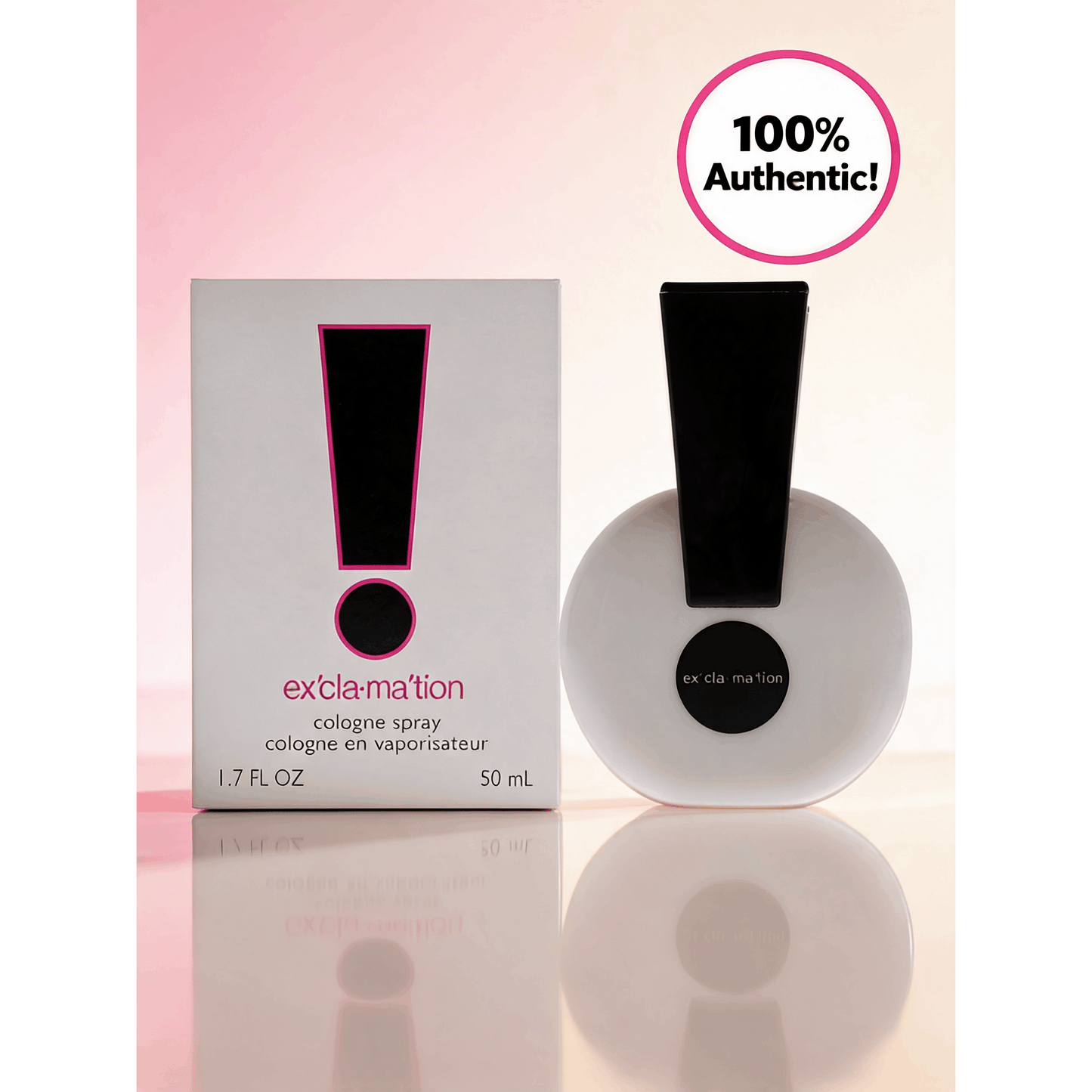 Exclamation by Coty Women's Cologne Spray 50ml – Sweet Floral Oriental Fragrance with Warm Powdery Dry Down, Classic Feminine Scent for Everyday Wear & Travel