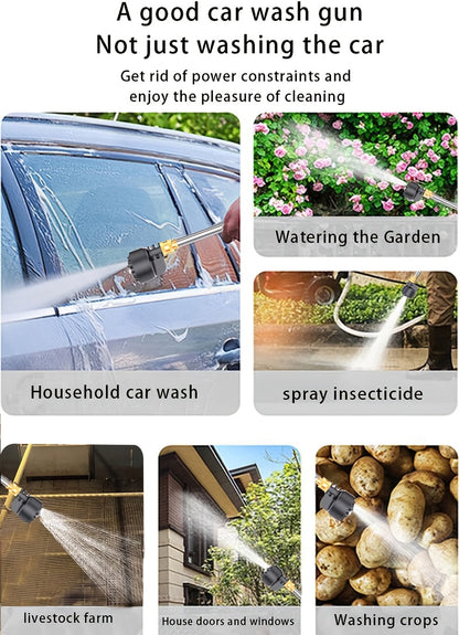 Plug-In Electric Pressure Washer Gun Heavy-Duty Portable Spray Washer with No-Tank Design, Compatible with Car, Driveway & Garden – Household, Industrial & Upgrade Variants for Outdoor Home Car Cleaning, Great Christmas Gift