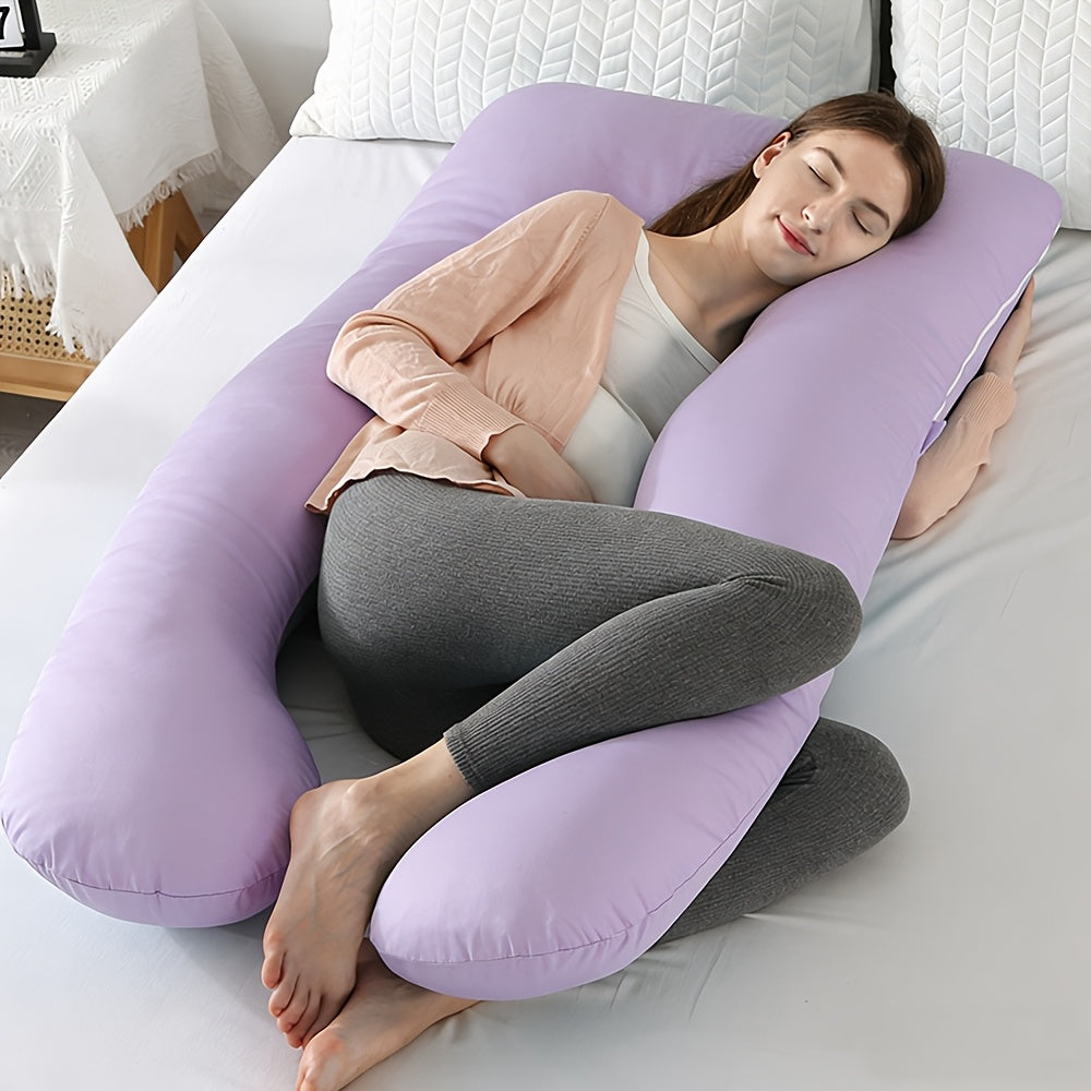 Full Body U-Shaped Maternity Pillow for Pregnant Women – Comfortable Companion & Back Belly Support Pillow, Also Perfect for Pets – Ideal Baby Shower & Holiday Gift for Expectant Mothers