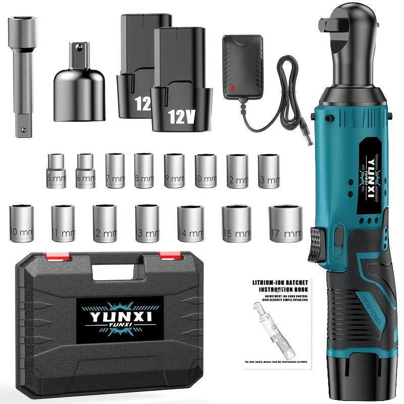 Tool Kit Set Ratchet Wrench with Socket & Screwdriver – Organized Toolbox for Home, Car & Vehicle Maintenance | Portable Repair Kit for DIY, Auto Repair & Household Fixes, Great Gift for Men