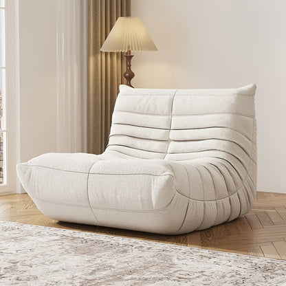 Floor Lazy Sofa Chair with Compressed Sponge Filling – Modular Corner Lounge Seat for Living Room, Bedroom & Office | Single, Double & Three-Seater