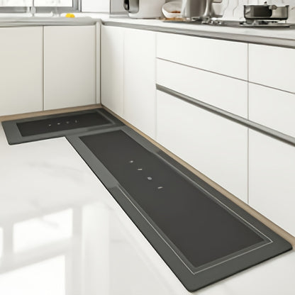 Non-Slip Kitchen & Bathroom Floor Mats Set of 2 – Plush Rubber-Backed Anti-Fatigue Rugs, Quick-Dry Oil-Absorbing Machine Washable Mat for Home Restaurant Entryway | Canada