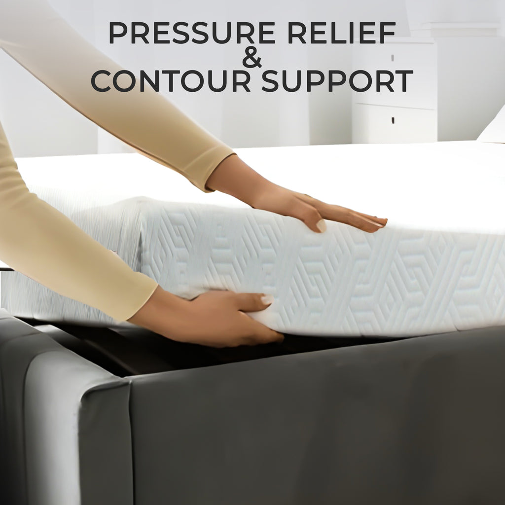 Twin, Full, Queen, King Size Mattress, Gel Infused Cool Sleep Supportive & Pressure Relief, Reversible Medium Firm Mattress in a Box