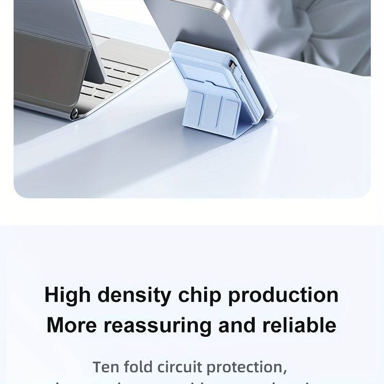 10000mAh Magnetic Fast Charging Power Bank with Digital Screen, Built-in 2 Charging Cables, USB Portable Mobile Phone Power Bank Can Charge 5 Devices At The Same Time, with Bracket, Compatible with iPhone 15/15 Plus/15 Pro/15 Pro Max/iPad
