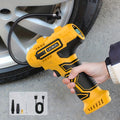 Tire Inflator Portable Air Compressor 150PSI – Cordless Auto-Shutoff Handheld Pump, Digital Pressure Gauge, LED Light, Rechargeable – Cars Motorcycles Bikes Balls Canada