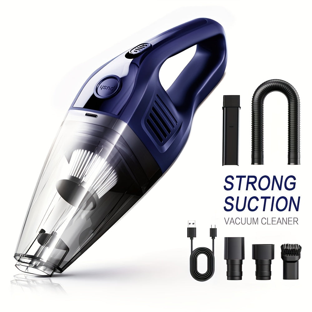 Portable Vacuum Cleaner Wireless Handheld Vacuum Cleaner for The Family Car, Powerful Suction USB Charging Mini Cleaning Vacuum Cleaner, Has A Variety of Additions. Suitable for The Car, Home, Office And Other Slit Tools