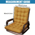 1pc Rocking Chair Cushion with Ties, Overstuffed Seat Back Cushion Pad Lounge Chair Cushions Patio Outdoor Chair Pad Bench Cushion
