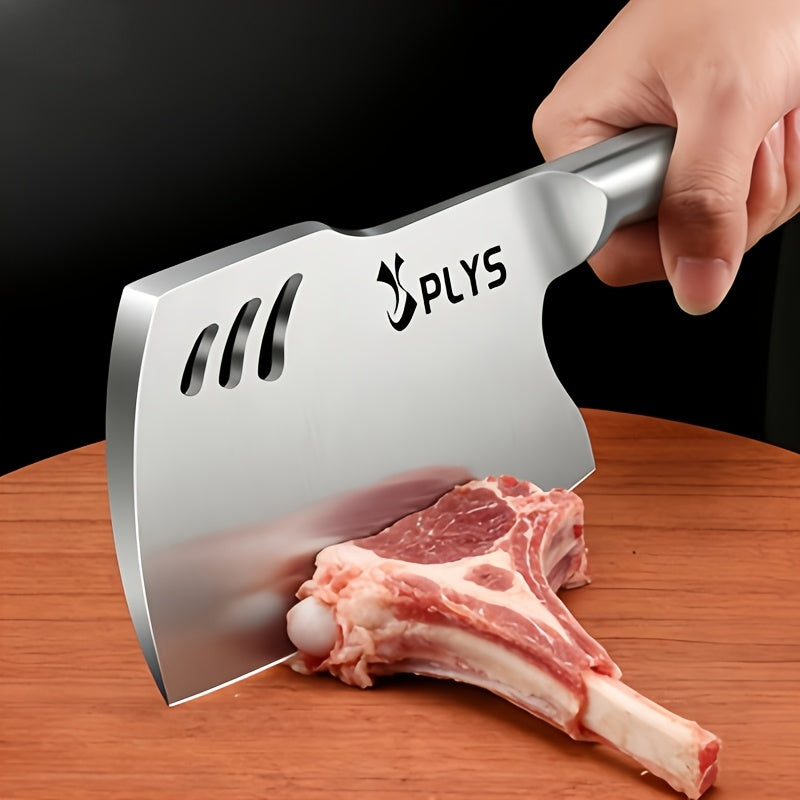 1pc Sharp Kitchen Knife, Professional Chef Knife, Stainless Steel Meat Cleaver Knife, Heavy Shape Butcher Knife For Man, Bone Cleaver Knife, Ergonomic Handle, Suitable For Kitchen, Restaurant, Gift For Men And Women, Best Gift For Dad