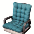 Rocking Chair Cushion with Ties Overstuffed Seat and Back Pad Lounge Patio Outdoor Bench Chair Cushion - Canada