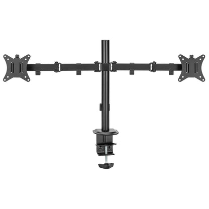 Amer Mounts Dual Monitor Arm Desk Clamp 2EZCLAMPMK – Full Motion Articulating VESA Mount 17"-32", 90° Tilt 180° Swivel 360° Rotation, Cable Management, Home Office Gaming | Canada