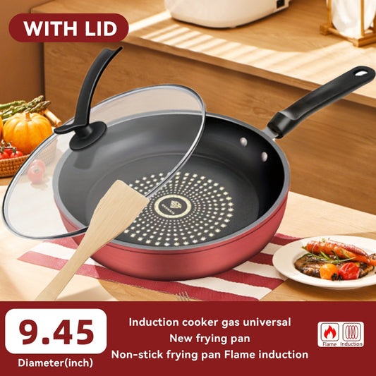 [Cast Lron Skillets] 9.45/11.02-Inch Non-Stick Skillet, Dishwasher, Frying Pan Multi-Functional With Ergonomic Handles.Pansfor Cooking Induction Compatible-Lightweight For WorksStove, Oven, Grill & Campfire Use, Christmas And Halloween Gift
