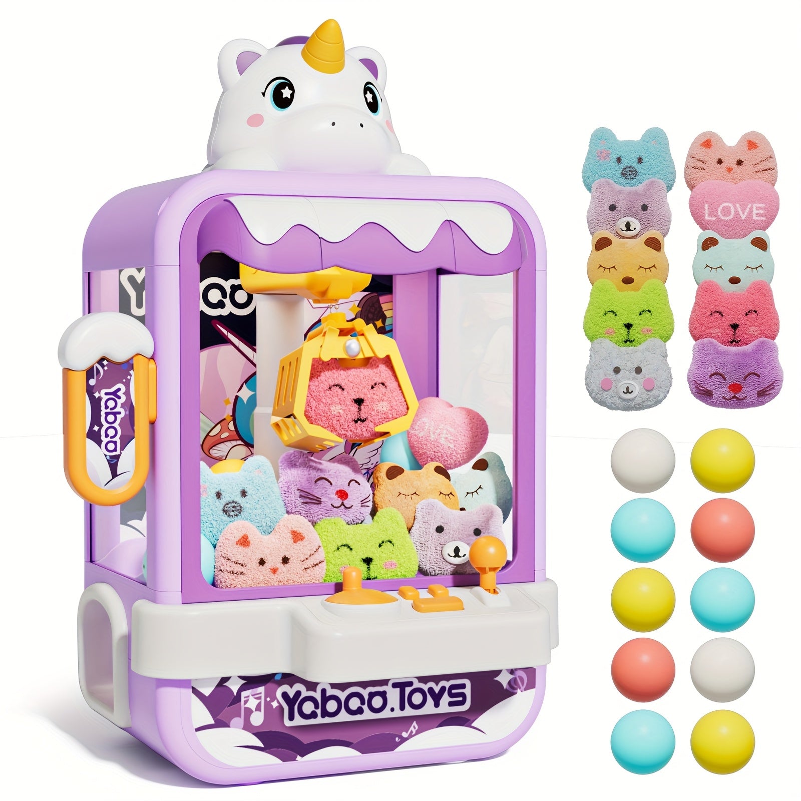 20pcs Claw Machine for Kids Girls Boys with Dolls And Mini Stuff, Vending Claw Machines Arcade Games Toys for Kids Girl Ages 3+, Claw Machine Toys for 3 to Girls, Arcade Machine Toys for Boys Age 6 to 10