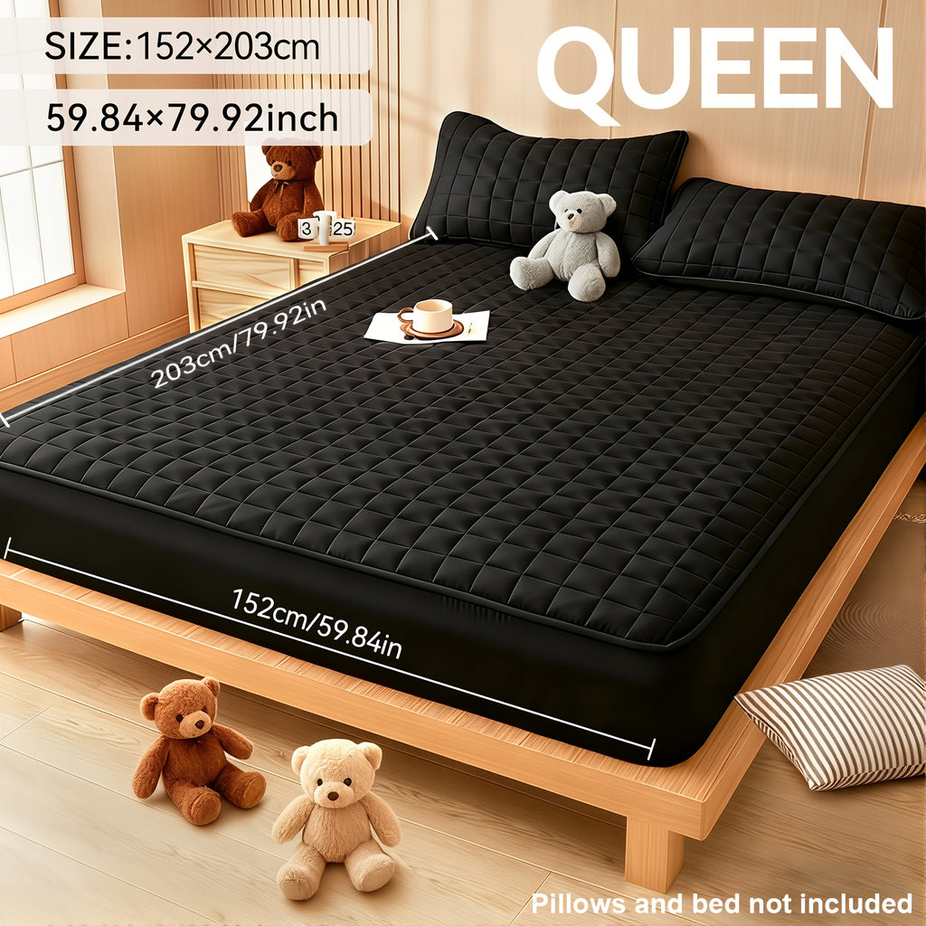 Thicken Waterproof Mattress Protective Cover - Home Fitted Sheet Set The Mattress Topper Fits Tightly to The Bed, for Bedroom, Guest Room, Hotels, Comfortable And Durable, Breathable, for Twin&Full&Queen&King, Christmas&Halloween Gift