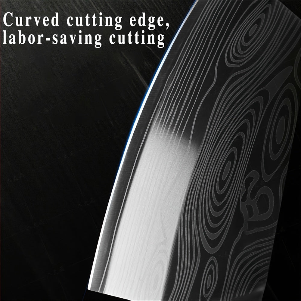 7-inch Vegetable Meat Cleaver Knife Chef Knife Sharp Blade Slicer Chinese Cleaver Kitchen Knife Superior Class Stainless Vegetable Kitchen Knife for Home Kitchen Restaurant German Steel Utility Knife Cooking Tools Cutter Halloween Christmas Gifts