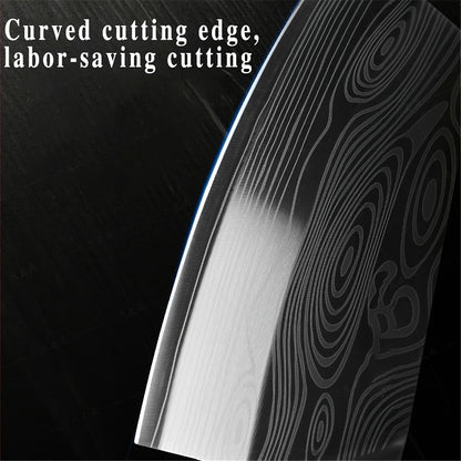 7-Inch Chinese Cleaver Chef Knife – German Stainless Steel, Ultra-Sharp Blade | Vegetable & Meat Slicer for Home Kitchen & Restaurant | Professional Cooking Tool | Christmas & Halloween Gift | ShopVora CA