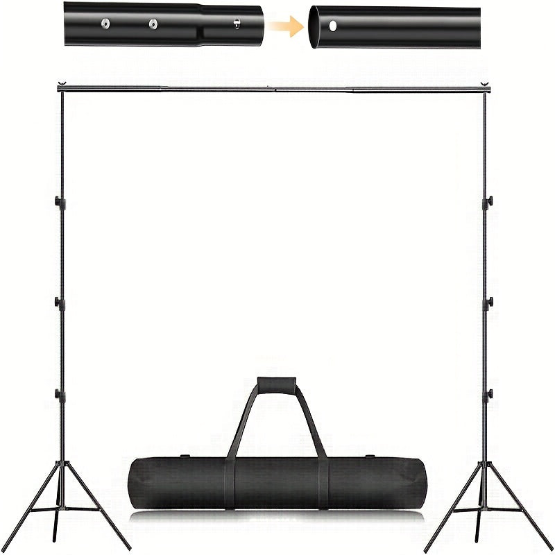 Backdrop Stand 10x7ft (WxH) Photo Studio Adjustable Background Stand Support Kit