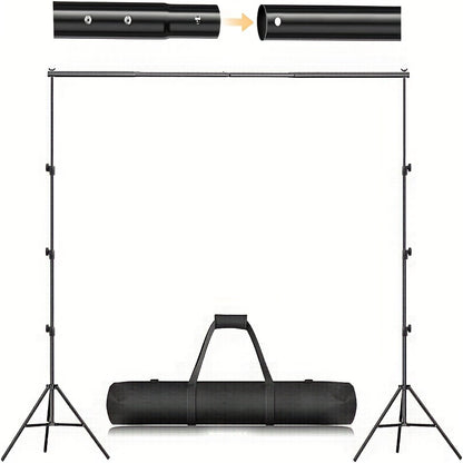 Professional Backdrop Stand Kit with 3 Size Options – 7x10ft, 7.8x10ft & 8.5x10ft Adjustable Photography Background Support System, Portable Studio Stand for Photo Shoots, Streaming, Events & Video Production Canada