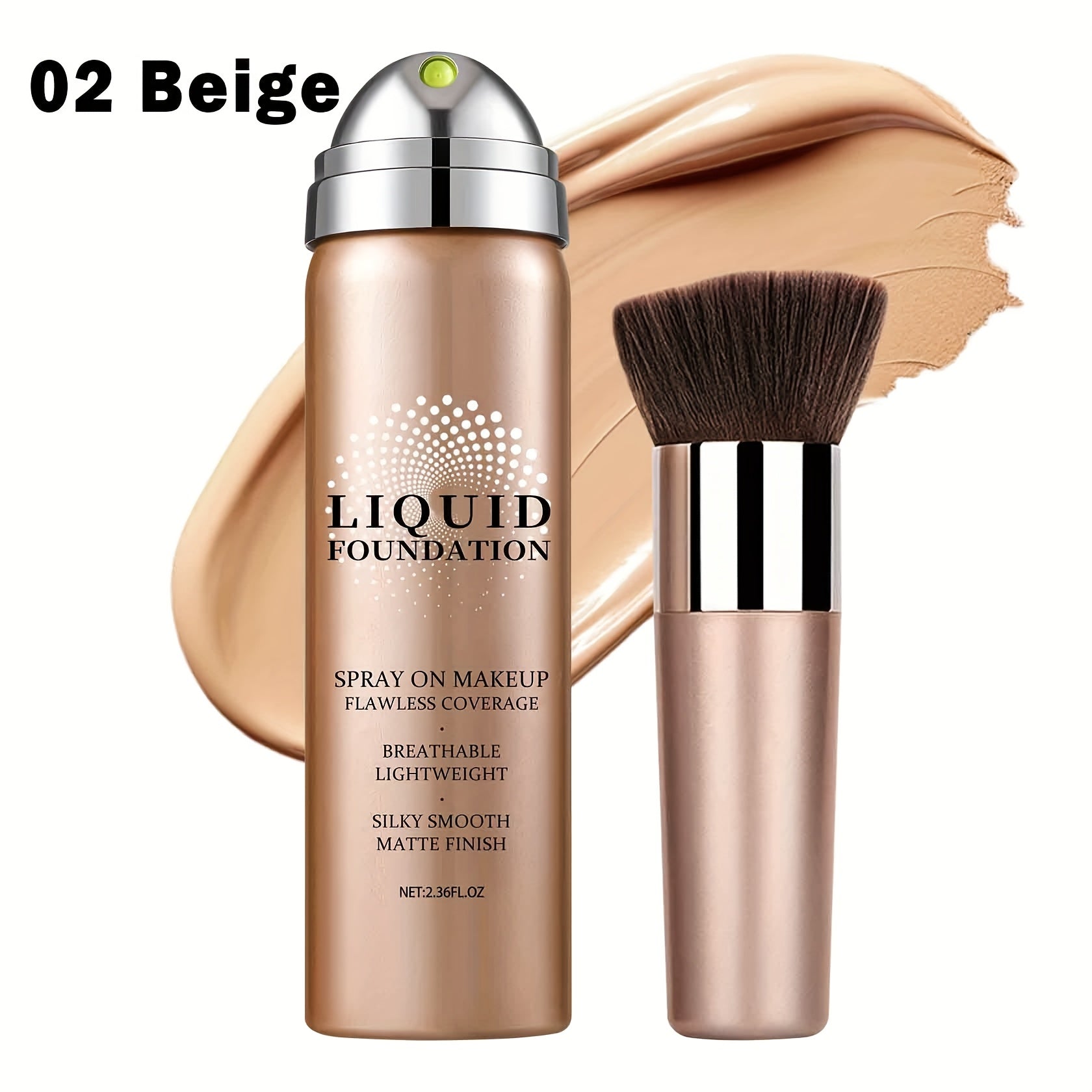 Full Coverage Liquid Foundation CC Cream – Long-Lasting Flawless Matte Face Makeup for All Skin Tones | Buildable Coverage Foundation