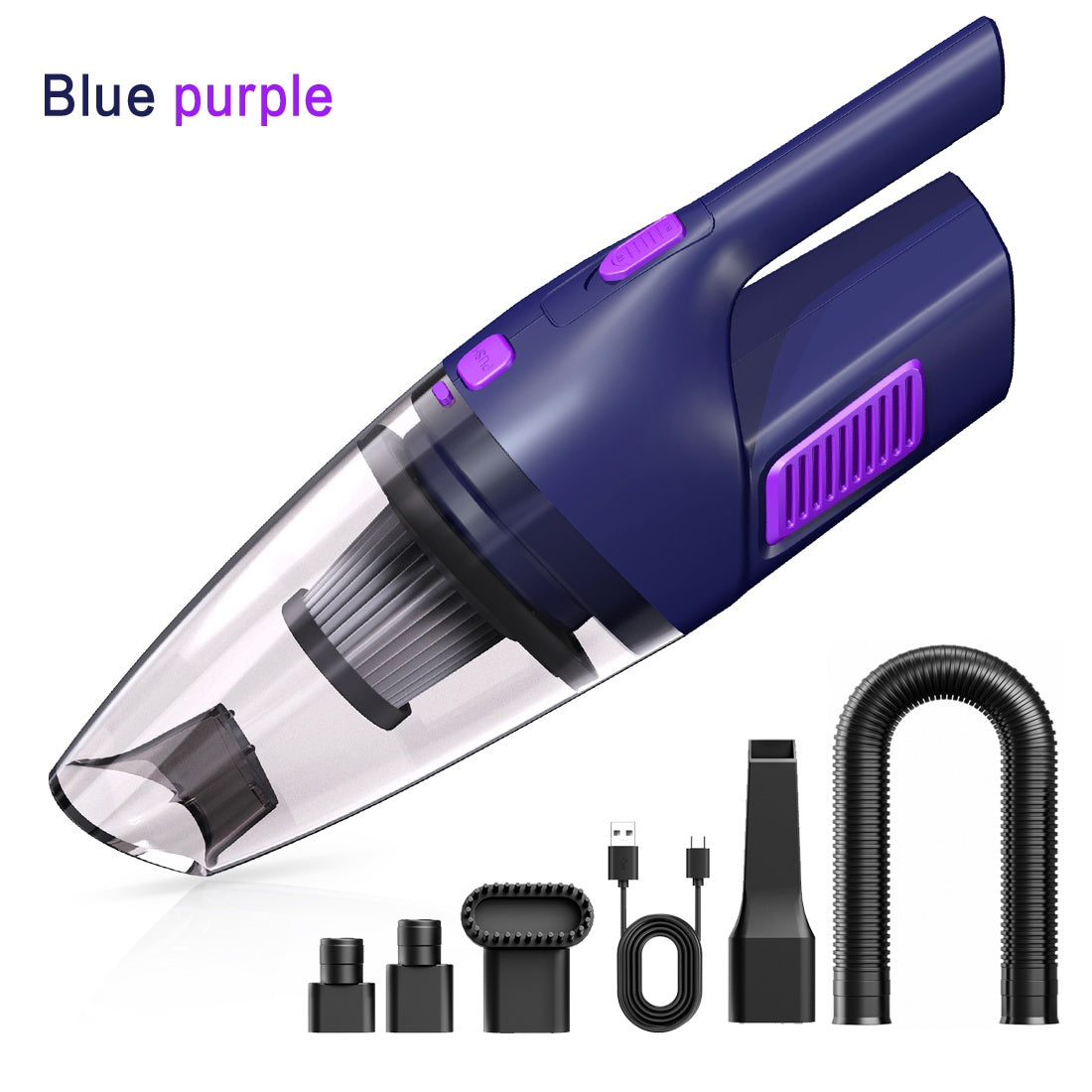 Cordless Mini Car Vacuum Cleaner with Multiple Attachments – USB Rechargeable Handheld Dust Collector, Powerful Suction for Car Interior, RV, Home, Office & Gap Cleaning Canada
