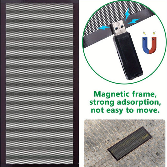 6pcs Magnetic Vent Covers for Residential Standard Floor Vent Covers 4" X 10" for Floor Wall And Ceiling Vent Covers RV Residential HVAC And Air Conditioning Vents Black, Local Warehouse