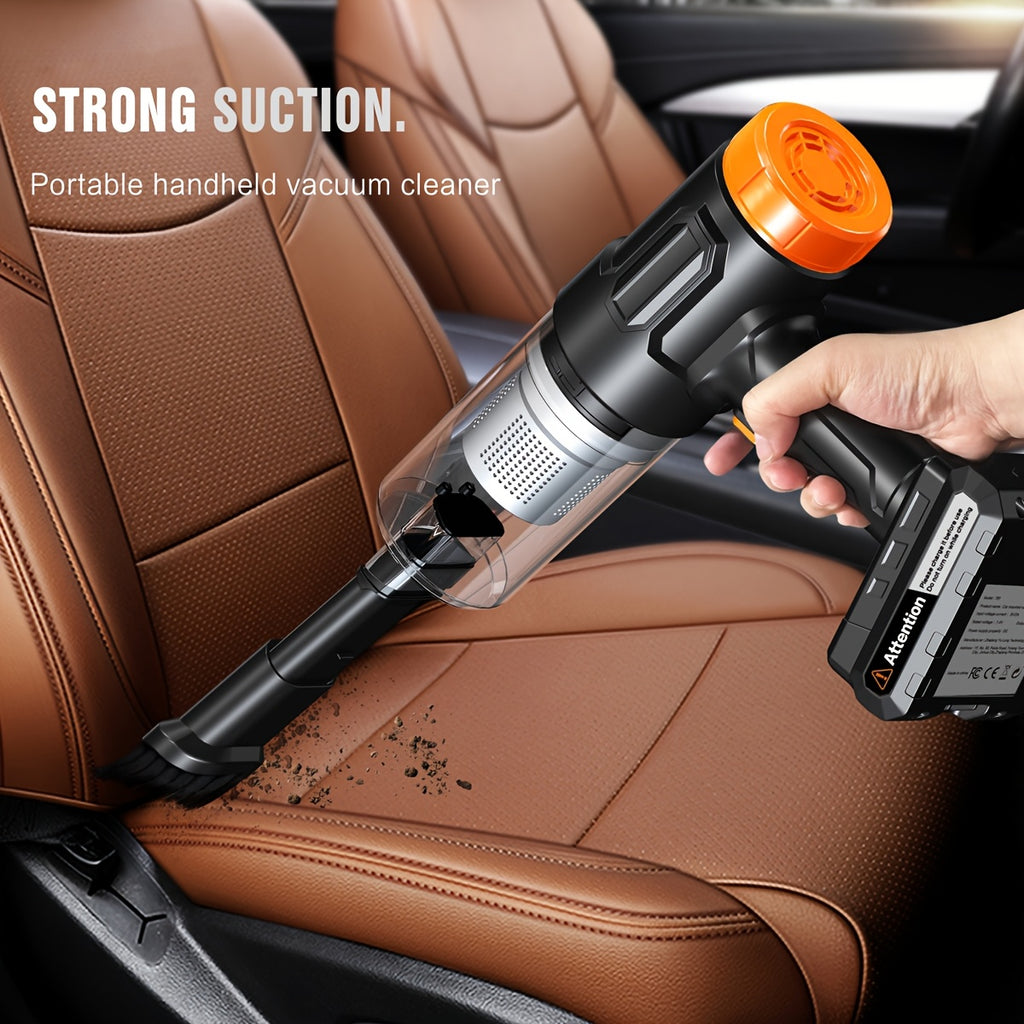Powerful Car Vacuum Cleaner with Wireless Convenience, Ideal for Collecting Dust in Vehicles And Homes. Great for Automotive Use, It Effectively Cleans Gaps And Is Suitable for Cars, Rvs, Kitchens, Floors, And Various Other Cleaning Tasks