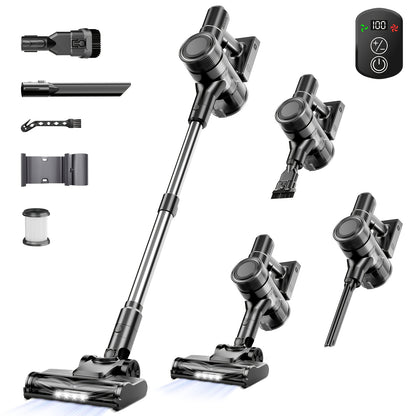 Low Noise Cordless Vacuum Cleaner 70Kpa – Lightweight Portable Handheld Stick Vacuum, Hard Floor Carpet Pet Hair, Corded & Cordless, Powerful Suction Home Vacuum | ShopVora CA