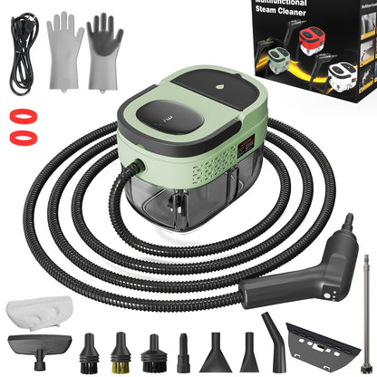 2500W Handheld Steam Cleaner with 54.1oz Large Water Tank – High Pressure Portable Steamer, 3-Level Adjustable Handle for Home, Car Detailing, Bed Bugs, Furniture & Grout | ShopVora CA