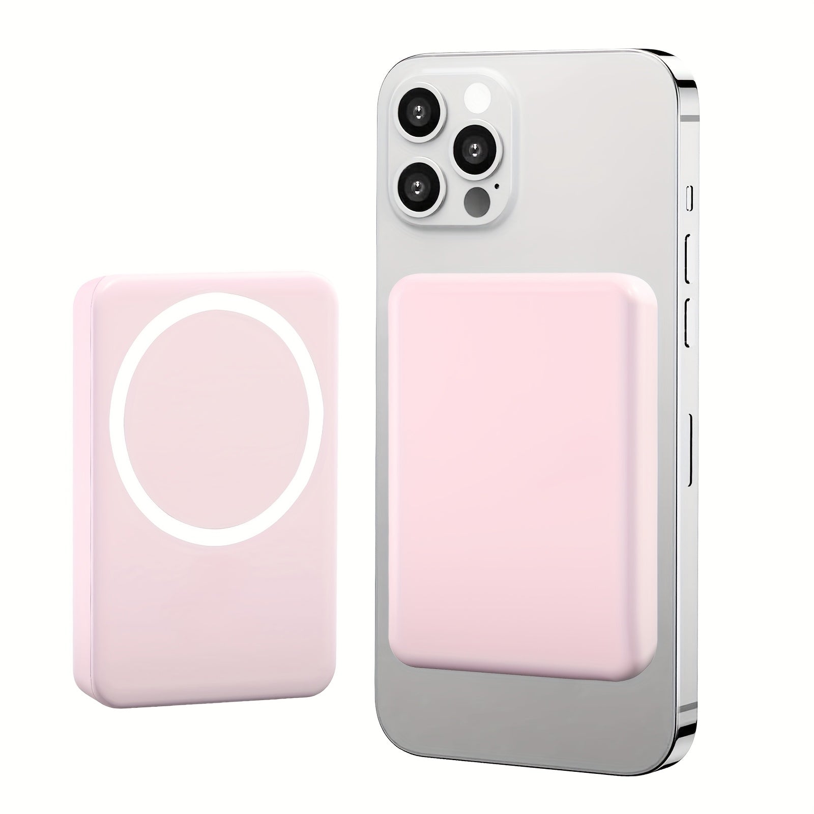 Magnetic Wireless Portable Charger, 5000mAh Wireless Power Bank PD 20W Fast Charging for Magnetic Battery Pack Compatible for iPhone 16/15/14/13/12/Pro