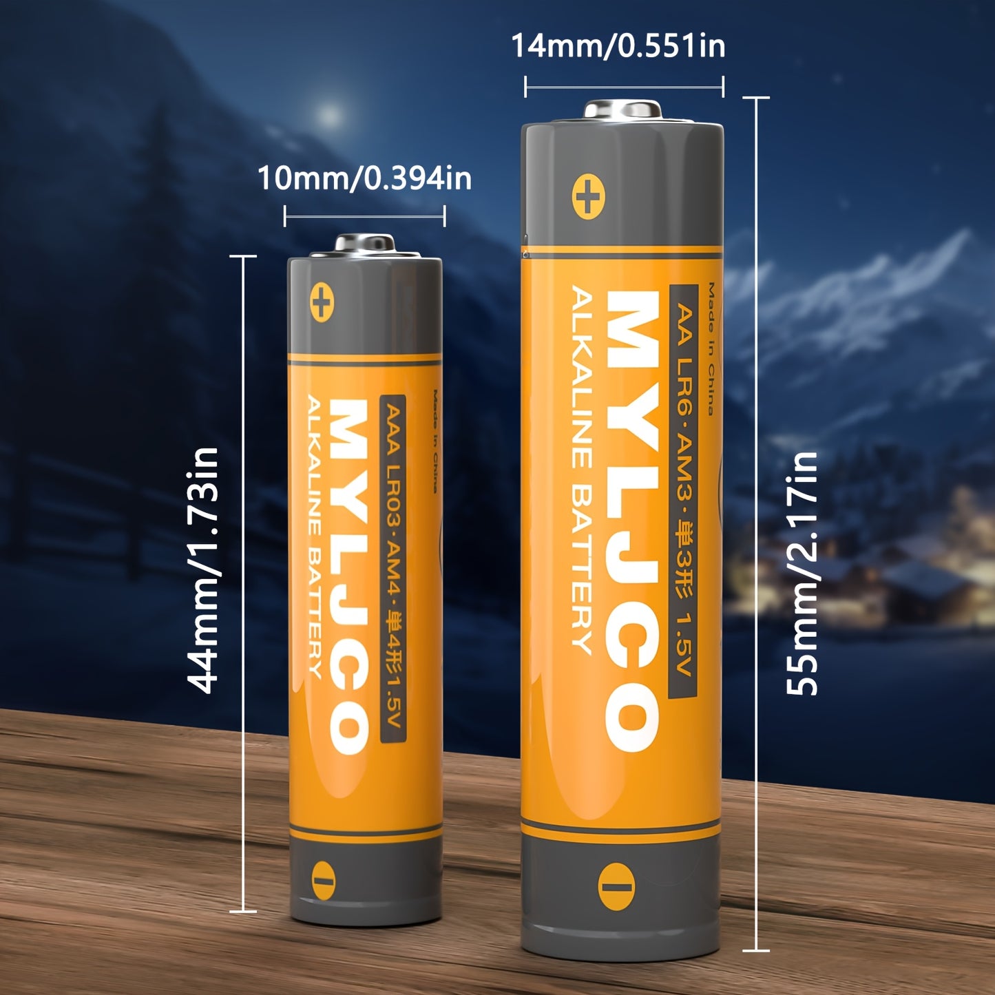 AA & AAA Alkaline Batteries Bulk Pack 8 / 20 / 48 Count – 1.5V Long-Lasting Stable Output for Remote Controls, Toys, Clocks, Flashlights & Holiday Decor, Home & Office Canada