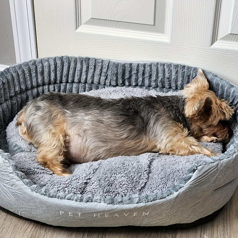 Dog Bed for Small, Medium And Large Dogs, Washable Deluxe, Double Sided Optional, High And Low Sides, for All Seasons Removable Mat