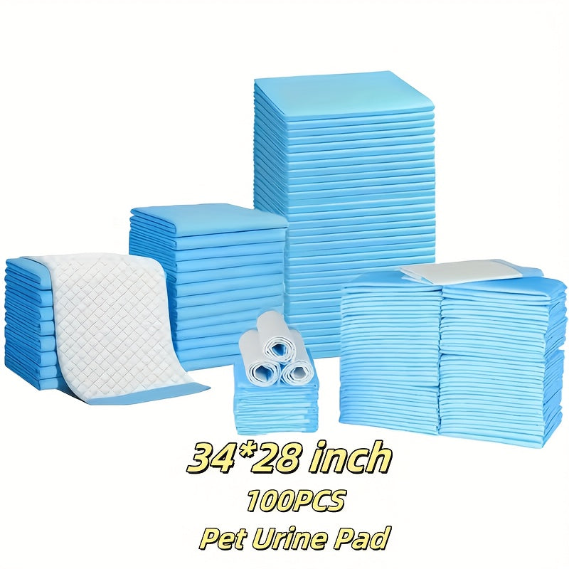 XXXXL Dog Pee Pads Super Absorbent Leak-Proof 34"x28" – Odor-Control Disposable Puppy Potty Training Pads for Dogs, Cats & Pets, Multi-Pack