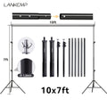 Photo Backdrop Stand Kit, 10 X 7 Ft Back Drop Adjustable Frame for Photography, Photoshoot Banner Background Support Holder for Parties Decoration