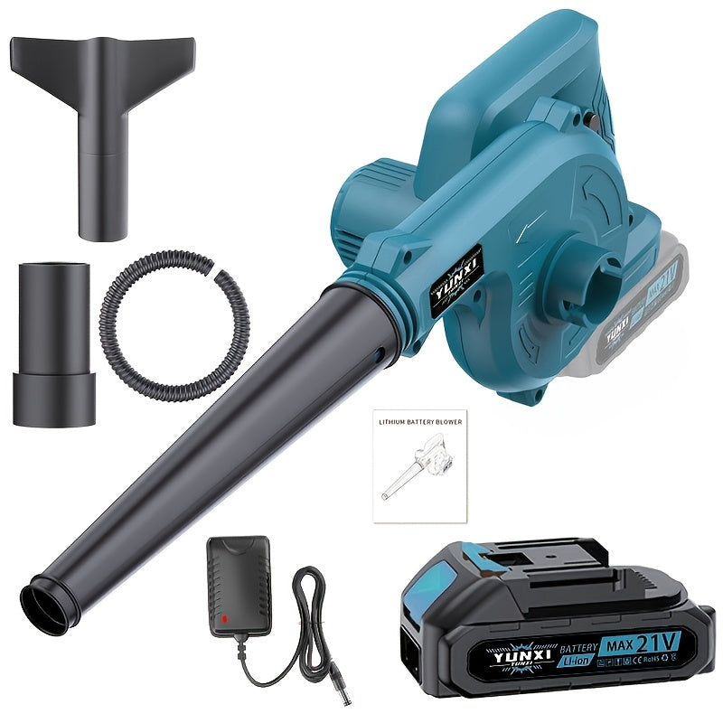 Wireless Handheld Leaf Blower Cordless Lightweight Electric Blower for Lawn, Yard & Garden – Portable Battery-Powered Compact Leaf Blower with Accessory Kits, Single or Dual Battery Options for Fast Outdoor Cleanup