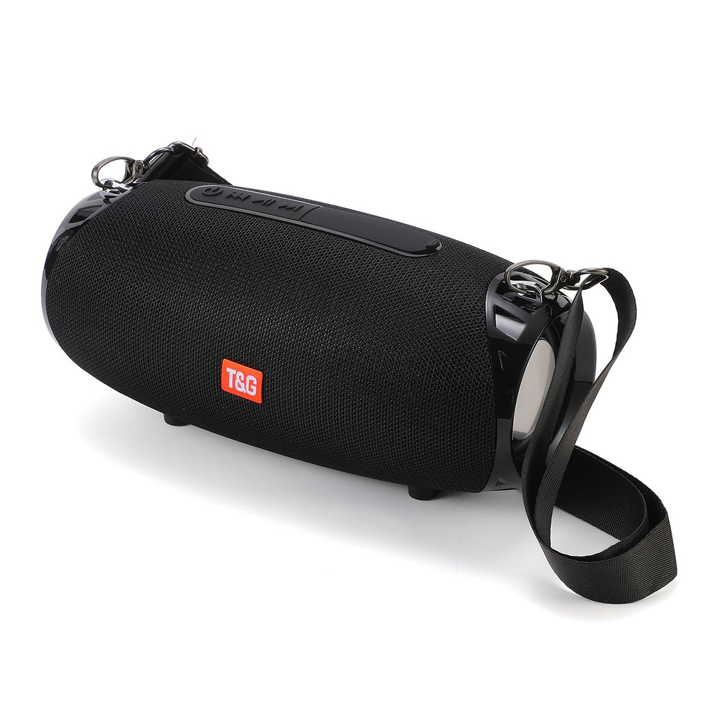 TG534 Portable Wireless Speaker with Dual Speakers, Wireless Speaker, TWS Stereo Hi-Res Audio, Hands-Free Call/Fm/Tf Card/U Disk, Connect to Mobile Phone/Tablet/Tv, Support Plug-In Card U Disk