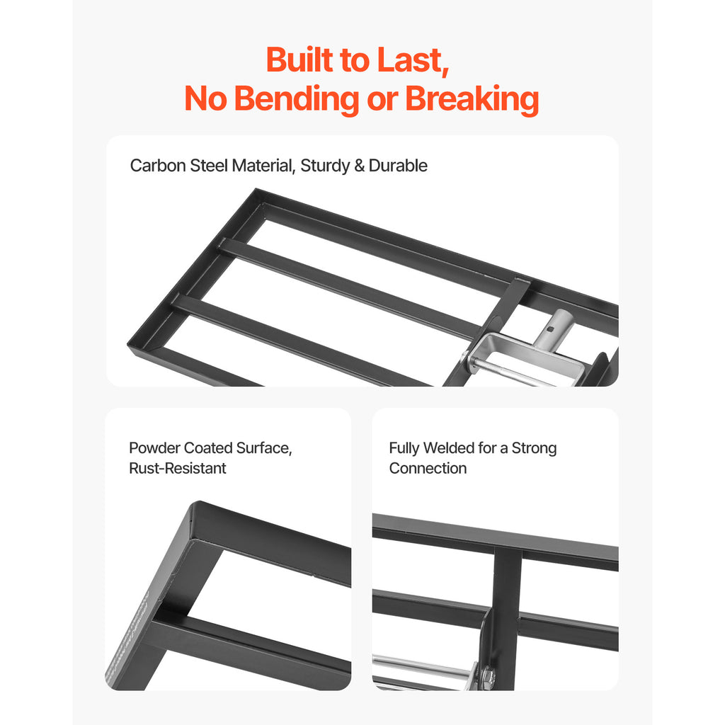 VEVOR 10x30/36/48in Lawn Leveling Rake 83.9 in Adjustable Handle for Yard Golf Court