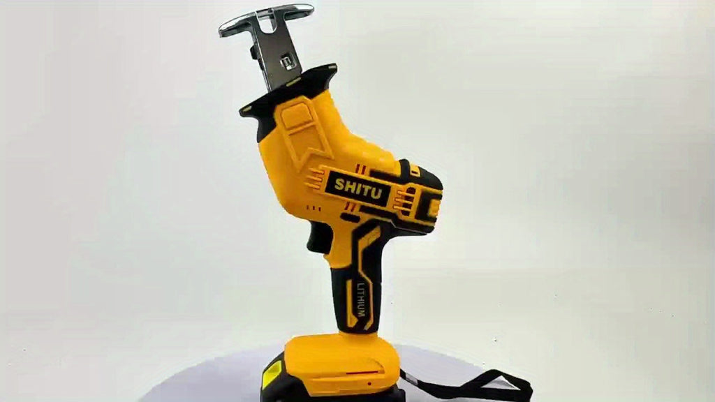 2025 Cordless Lithium-Ion Reciprocating Saw Compatible for PVC Cutting - Cordless Plug-In Saw with Lithium, Lightweight DIY for Tree Cutting, Soft Metal & Wood, Household & Outdoor Use, Ideal Father' Gift ( Plug)