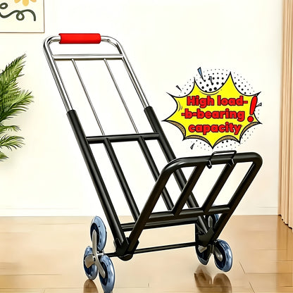 Stair Climbing Hand Truck Folding Dolly – Heavy Duty Portable Trolley Cart for Moving, Groceries, Luggage & Warehouse Use | Load-Bearing Utility Cart