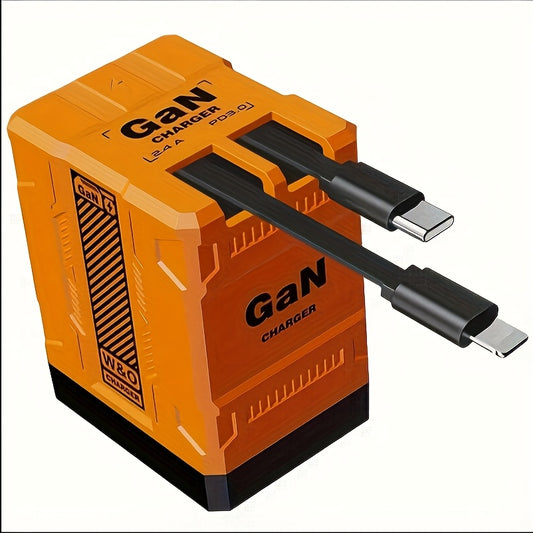 He 2025 New Charger Is Compact But Charges Super Fast. The Charging Cable Is Retractable, Convenient to Carry And Easy to Store. It's The Perfect Gift/120W Super Fast Charging, A Portable 120W Fast Charger, Three-in-one Super-fast Charging