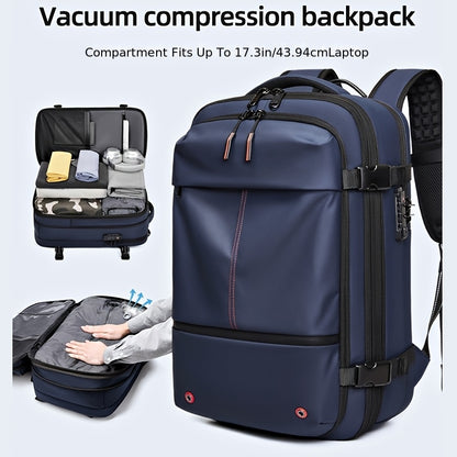 Vacuum Compression Travel Backpack for Men – Large Capacity Laptop Bag, Multifunctional Business Carry-On, Work Trips Flights Hiking, 5 Colours | Canada