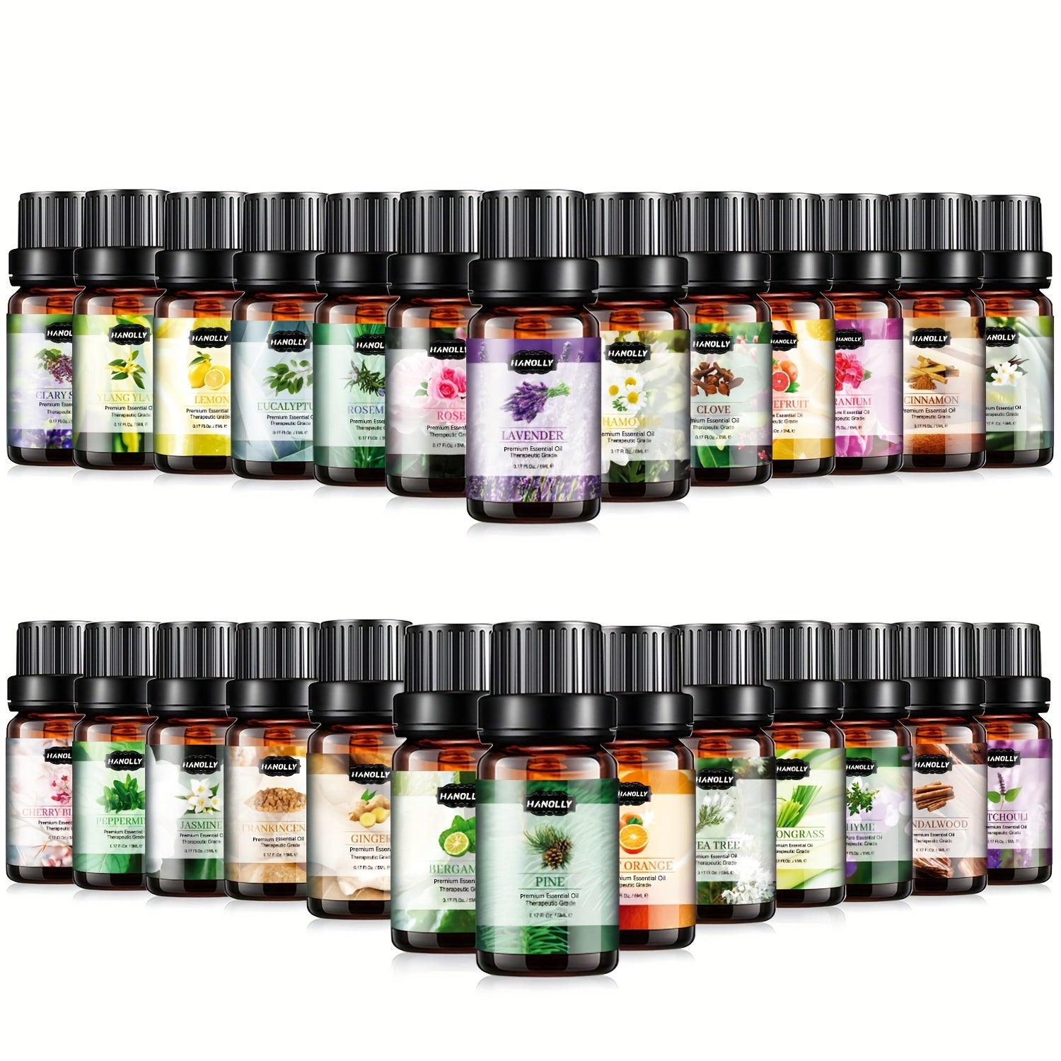 Essential Oils Set Premium, 12/26/32/48pcs Pure Aromatherapy Essential Oil Kit for Diffuser Massage Skin Care, Gift for Women Men Friends Family – Holiday Birthday Mother's Day Father's Day Gift