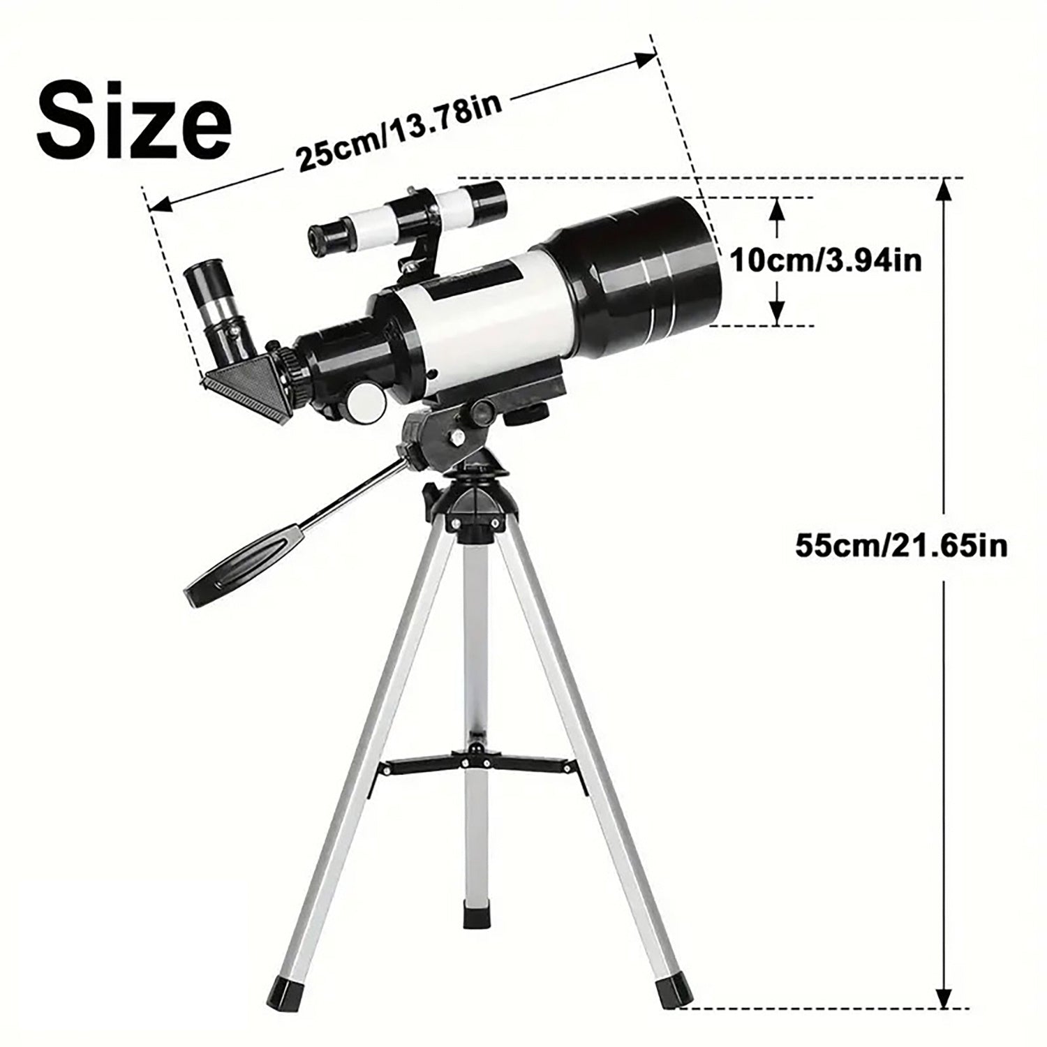 HD 150X Astronomical Telescope High-Powered,Portable with 700mm Aperture (HD Refractor, Tripod, Phone Adapter) Ideal for Stargazing and Space Exploration