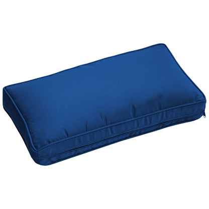 Outdoor Cushion Covers 14 Pcs Replacement for Rattan Sofa Set Polyester Waterproof Dustproof Machine Washable Zipper Closure Navy Blue - Patio Garden Furniture Covers, Canada