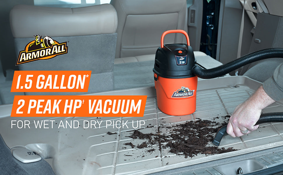 1.5-Gallon 2 Peak HP Vac-Mate Wet/Dry Vacuum Cleaner
