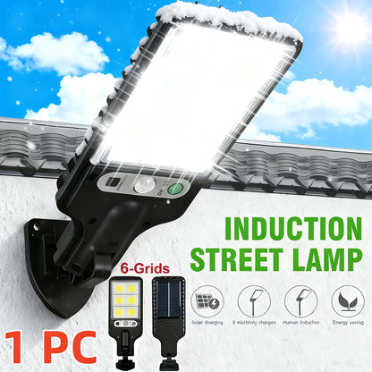 Solar LED Street Lamp 144 & 598 LED – Super Bright, 3 Lighting Modes, 320° Wide Angle, IP65 Waterproof | Outdoor Wall Light for Garden, Street & Commercial Use | ShopVora CA