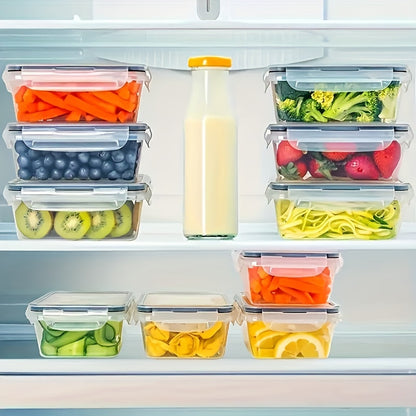 Airtight Food Storage Container Set with Easy-Snap Lids – BPA-Free Plastic Pantry Organizer with Labels & Marker, 24-Piece or 48-Piece Set for Kitchen & Pantry Organization