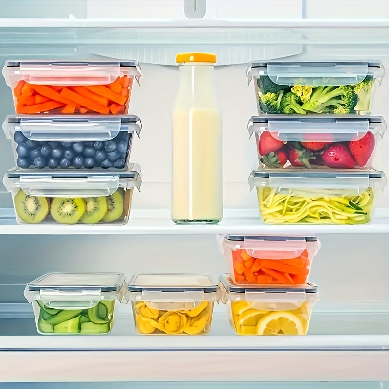 24/48pcs Food Storage Container Set with Easy-Snap Lids (24 Lids + 24 Containers) - Airtight Plastic Containers Christmas Gift for Pantry And Kitchen Organization - BPA Free, Comes with Free Labels And Markers, Local Warehouse Delivery