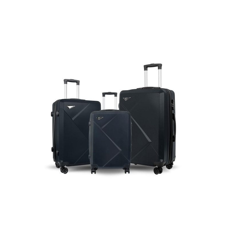 3pcs Hardshell Luggage Set – Lightweight ABS Suitcases with 360° Spinner Wheels, Expandable Zipper, TSA-Style Combination Lock – 20" Carry-On, 24" & 28" Checked Sizes – Durable Travel Set for Men & Women
