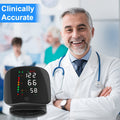 1pc Wrist Blood Pressure Monitor with LCD Display, Adjustable Cuff, Pulse Rate And Irregular Heartbeat Alarm, Usb-Portable Machine with Audible Alerts for Monitoring - Ideal for Management