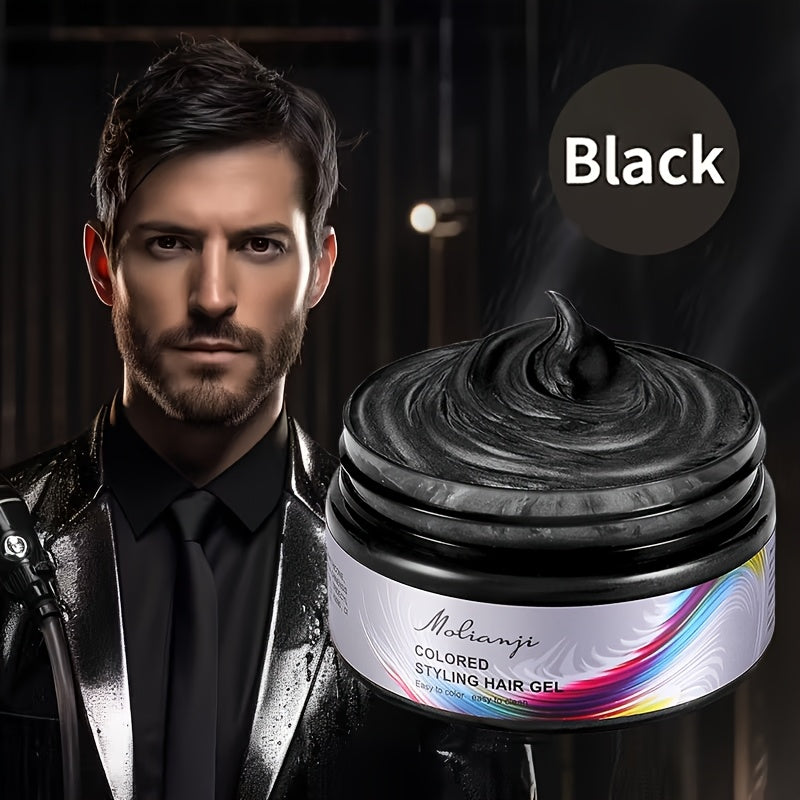 Temporary Hair Color Wax Washable Styling Wax - Mix Your Own Colours for Halloween, Carnival, Mardi Gras, Festival & Party, Easy to Apply & Wash Out, Fun Hair Dye for Men Women & Kids